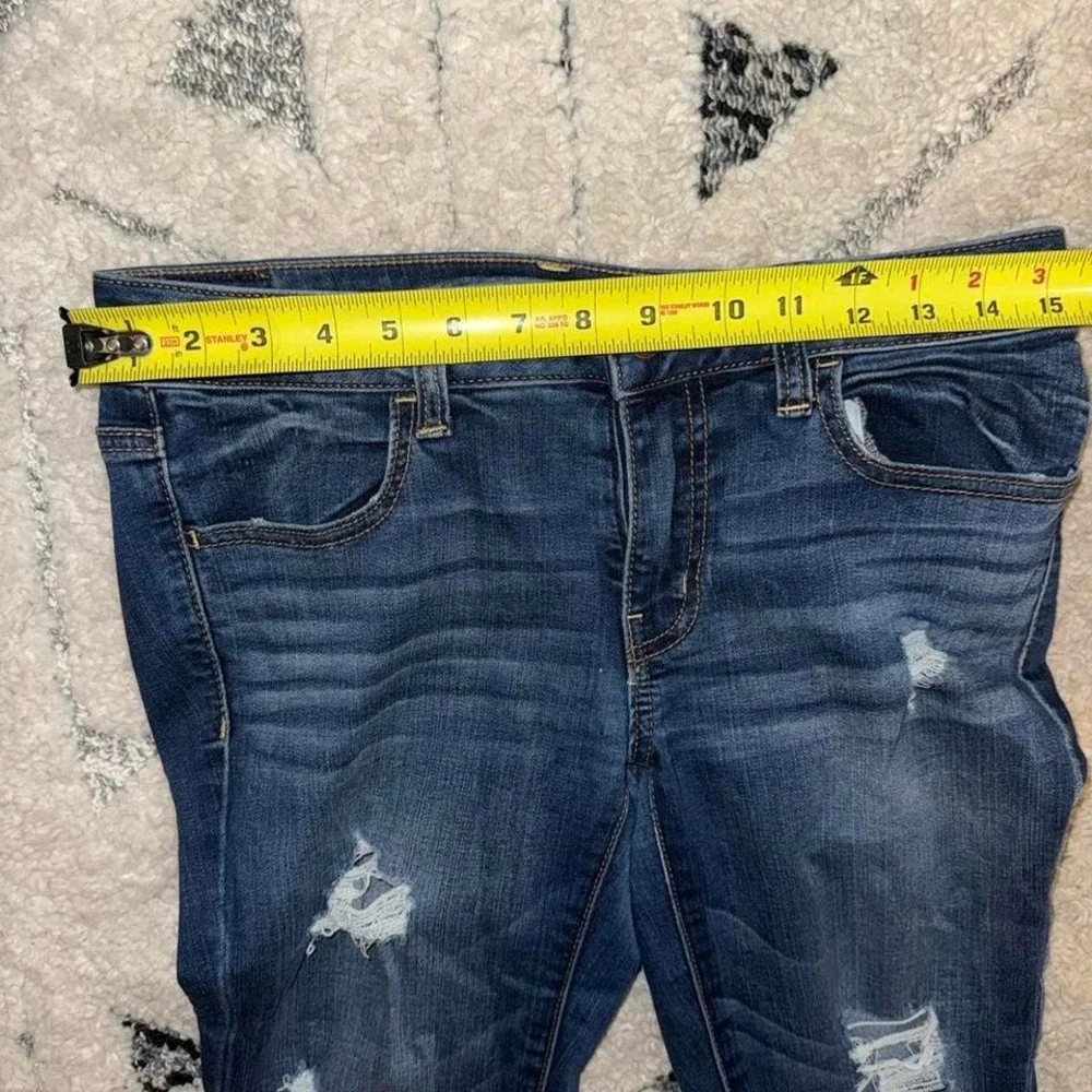 AE AMERICAN EAGLE SIZE 6‎ CURVY HI RISE JEGGING THE DREAM JEAN WOMENS JEANS